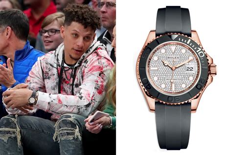 mahomes rolex|patrick mahomes yacht watch.